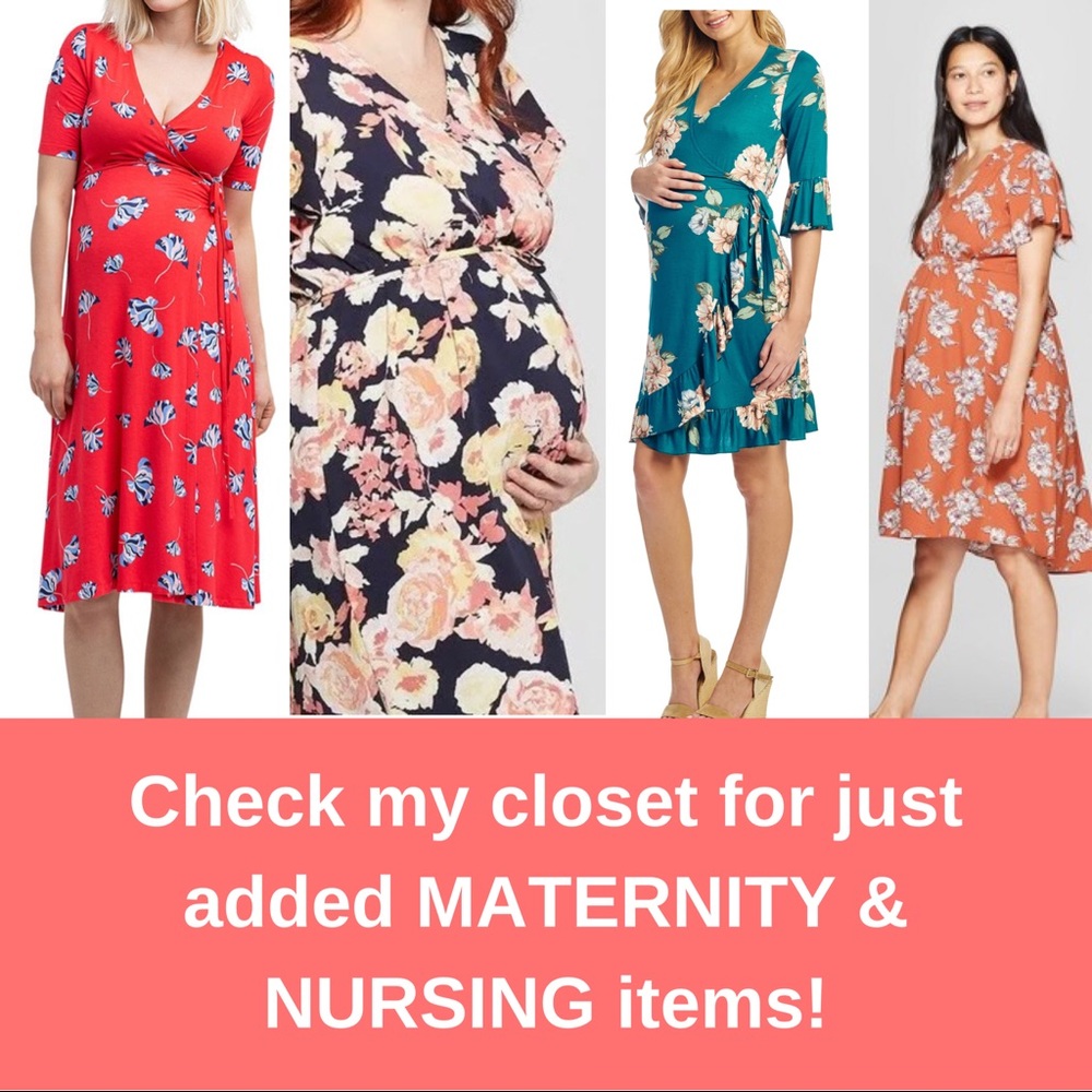 Just added: maternity & nursing tops and dresses!